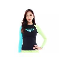 ราคา Roxy ใหม่ชุดว่ายน้ําสตรี Rash Guard แขนยาวท่องดําน้ํา T เสื้อ UV Protection ชุดว่ายน้ําสระว่ายน้ํา Beach Gym สวมใส่ (23514030197)
