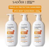 ราคา SADOER กันแดดผิวกาย ครีมกันแดด อควา ไลท์ เดลี่ SPF 90 PA Aqua Light Daily Sunscreen กันแดด (24755444924)
