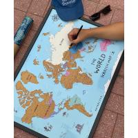 ราคา แผนที่โลกแบบขูด World scratch map (18476679733)
