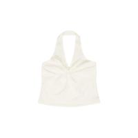 ราคา ขาว ดำ SLYQ NIXIE TWISTED HALTER TOP เสื้อแขนกุดไขว้หน้าเปิดหลัง เฉพาะเสื้อไม่รวมกางเกง (24621933475)