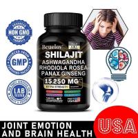 ราคา Shilajit Ashwagandha Rhodiola Rosea อาหารเสริมโสมบำรุงร่างกาย (23804699377)