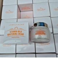 ราคา ืิืสินค้า มี พร้อมส่ง ครีมหน้าสดลาเบลยัง LABEL YOUNG Vitamin milk whitening cream 55ml (24691243553)