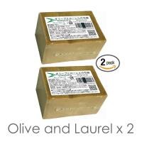 ราคา Aleppo Olive Soap สบู่มะกอกอเลปโป 190g x 2 สูตรโบราณ ส่งตรงจากญี่ปุ่น ได้จากพืช ปลอดสารกันบูด 100 ของแท้ สบู่ออร์แกนิค OLIVE OIL SOAP (21483227930)