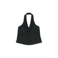 ราคา ขาว ดำ SLYQ NIXIE TWISTED HALTER TOP เสื้อแขนกุดไขว้หน้าเปิดหลัง เฉพาะเสื้อไม่รวมกางเกง (24621933476)