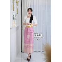 ราคา Mipz ผ้าถุงจีบหน้านางยาว ผ้าถุงป้ายติดตะขอ ผ้าซิ่น ผ้าไทย กระโปรงออกงานไทยๆ (633180795)