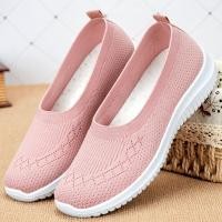 ราคา รองเท้าผ้าใบ สุขภาพ ลำลองผู้หญิง สลิปออน 3 สี รุ่น BQ1 ลายฉลุ ระบายอากาศดี (23980638843)