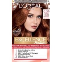 ราคา ลอรีอัล ปารีส เอกซ์เซลเล้นช์ แฟชั่น ครีมเปลี่ยนสีผม เบอร์ 6 34 สีน้ำตาลแดงประกายทอง 172 มล (24659266178)