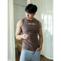 ราคา MANU Sleeveless Shirt เสื้อแขนกุด แหวกอก ผ้านุ่ม ใส่สบาย (20222433830)