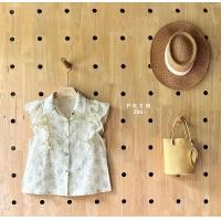 ราคา เสื้อพลูโต แขนกุดระบาย สกรีนลายดอกไม้ 321 (22852555006)