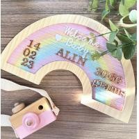 ราคา New พร้อมส่ง กระดานอักษรRainbow รุ่นใหม่ Rainbow Letter Board ขนาด32x16ซม ฟรี อักษรสีขาว2 แผ่น และขาตั้งไม้ 1 ชิ้น (18751559096)