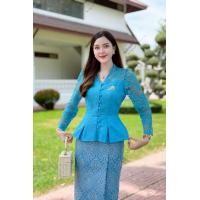 ราคา เสื้อลูกไม้ ลูกไม้ ลูกไม้แขนยาว ผ้าไหมสี่เส้น สีขาว สีแดง สีฟ้า สีขมพู สีดำ เสื้อสวย ชุดดำ ชุดสวยไปวัด ชุดไปทำบุญ (25040403762)