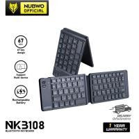 ราคา Bluetooth Keyboard NKB 108 NUBWO คีย์บอร์ดเล็ก คีย์บอร์ดไร้สาย คีย์บอร์ดบลูทูธ (23430158645)