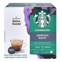 ราคา สตาร์บัคส์ เอสเพรสโซ ดาร์ก โรสต์ แคปซูลกาแฟคั่วบด 12 แคปซูล (21076256099)
