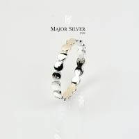 ราคา แหวนเงินแท้925 แหวนหล่อ ลายแผ่นวงกลม แหวนผู้หญิง เกลี้ยงๆ น่ารักๆ สไตล์มินิมอล แหวนเงินแท้100 Major Silver (4802802945)