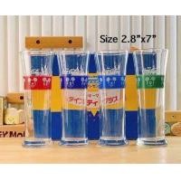 ราคา 002 Mickey Mouse มิกกี้เม้าท์ ของแท้100 จากญี่ปุ่น เซ็ต 5 ใบ แก้วโค้ก งานสะสม Coke ขนาด 2 8 x 7 นิ้ว (24835534574)