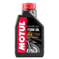 ราคา ของแท้ MOTUL FORK OIL FACTORY LINE LIGHT MEDIUM 7 5W น้ำมันโช้คอัพ โมตุล 1 ลิตร (22716599832)