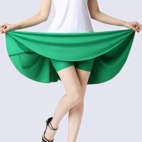 ราคา กระโปรงเต้นรำสี่เหลี่ยมใหม่สำหรับผู้หญิง กระโปรงสั้นทรงเอเอวสูงผ้าไหมนม กระโปรงเต้นรำกลางแจ้ง กระโปรงเต้นรำฤดูร้อน เอวยางยืด สีพื้น (24033485872)