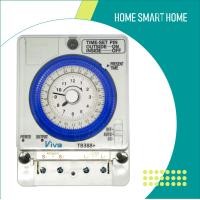 ราคา VIVA TB388 ไทม์เมอร์ Timer Switch นาฬิกาตั้งเวลา 24 ชั่วโมง รุ่น TB388 มีแบตเตอรี่ในตัว สำรองไฟได้ 300 ชั่วโมง (21563788215)