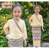 ราคา ชุดเด็กหญิงพื้นเมือง ชุดไทเขิน ซิ่นลายบัว มีไซส์เด็ก 2 10 ขวบ มี3สี ขาว แดง ชมพู มี 5 ไซส์ S M L XL XXL ชุดไทเขิน เสื้อไหมจีนผูกเชือก ผ้าซิ่นเอวยางยืด ราคาชุด 450 บาท (18558260358)