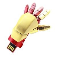 ราคา COD Gift external hard drive disk drive usb flash drive Creative iron man pendrive Palm Shape Movable Joint U Disk Portable USB pen drive (24325390007)
