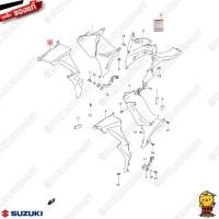 ราคา ชุดสี FRAME แท้ Suzuki New Smash 110 2011 สีดำ ดิสก์เบรคหน้า (23258717491)