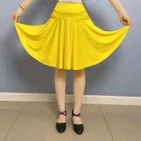 ราคา กระโปรงเต้นรำสี่เหลี่ยมใหม่สำหรับผู้หญิง กระโปรงสั้นทรงเอเอวสูงผ้าไหมนม กระโปรงเต้นรำกลางแจ้ง กระโปรงเต้นรำฤดูร้อน เอวยางยืด สีพื้น (24033485941)