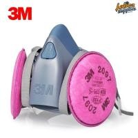ราคา หน้ากาก 3M รุ่น 62007502 พร้อมไส้กรองรุ่น 2091 2097 ป้องกันสารเคมีเจือจาง เหมาะกับงาน เจียร์ ตัด เชื่อม ฟูมโลหะ ฝุ่นละออง (24636626173)