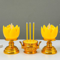 ราคา ชุดธูปเทียนไหว้เจ้าled กระถางธูปไฟฟ้า การใช้ปลั๊กไฟและอินเทอร์เฟซ USB ความยาวสายไฟ 1 5 เมตร (24717244313)