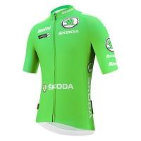 ราคา Stn La Vuelta การจำแนกจุดจักรยานเสือภูเขาฤดูร้อนเสื้อเจอร์ซีย์นักปั่นเสื้อแขนสั้นระบายอากาศสำหรับผู้ชาย (18951022070)