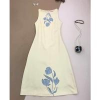 ราคา LISA A0909 ชุดเดรสกระโปรงยาวคอกลมแขนกุดดีเทลพิมพ์ลายดอกไม้ซิปซ่อนด้านหลัง เรียบหรูดูแพงผู้ดีทรงสวยเข้ารูป ใส่เที่ยว คาเฟ่ ทำงาน ออกงาน ดินเนอร์ (24109748917)