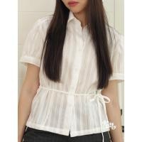 ราคา Rŏnni เสื้อเชิ้ตยาวแขนตุ๊กตา มีเชือกผูกเอว ทรงพองน่ารัก ผ้าสบาย ใส่แล้วปัง ใส่แล้วสวยคุณหนูมากแม่ (24751161926)