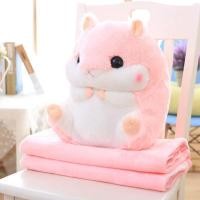 ราคา ตุ๊กตา หมอนผ้าห่ม หนูแฮมสเตอร์ ผ้าห่มผืนใหญ่พิเศษงานพรีเมี่ยม100 170ผ้าห่ม หมอน หมอนในรถของ (8485799214)