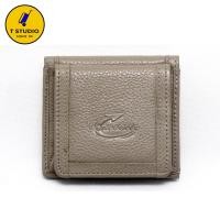 ราคา กระเป๋าสตางค์หนังแท้พับสั้นใส่เหรียญได้ ฝีมือคนไทย หนังวัวแท้ 100 ยี่ห้อ Coni cocci (15366965242)