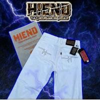 ราคา กางเกง HIEND ขาวครีมผ้ายีนส์ (23805597915)