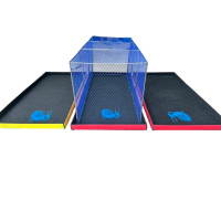 ราคา ถาดทราย ถาดรองทรายลู่วิ่งไก่ทรงสี่เหลี่ยม (22787014344)