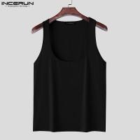 ราคา INCERUN เสื้อเสื้อกล้ามแขนกุดเข้ารูปกล้ามเนื้อสปอร์ตของผู้ชายเสื้อสีทึบลำลองแซนโด สไตล์เกาหลี 250303 (23999779551)