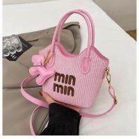 ราคา Movi Katie กระเป๋าสะพายผญ กระเป๋าถือกระเป๋าแฟชั่น กระเป๋าทรงถัง tote bag กระเป๋า สาน เก๋ๆกระเป๋าถือสวยๆ กระเป๋าถือสวยๆกระเป๋า สาน เก๋ๆ ระเป๋าสะพายข้างชายหาดดีไซน์เฉพาะกลุ่มสำหรับผู้หญิง (24674523662)