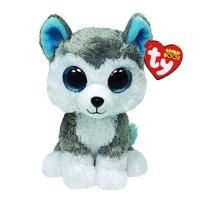 ราคา COOL 15cm Ty Beanie Baltic Glitter Big Eyes Dog Husky Plush Toy Cute Super Soft Animal Doll Kids Toys For Children (22058006950)