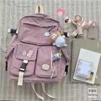 ราคา พร้อมส่งจากไทย กระเป๋าเป้ผู้หญิง กระเป๋าเป้แฟชั่น น่ารักมาก กระเป๋าสไตล์เกาหลี กระเป๋านักเรียนญี่ปุ่น รุ่น HA16 (14786286130)