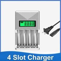 ราคา Energizer AA AAA NiMH แบตเตอรี่แบบชาร์จไฟได้ เครื่องชาร์จแบตเตอรี่อัจฉริยะจอแสดงผล LCD 4 ช่อง (22979727896)