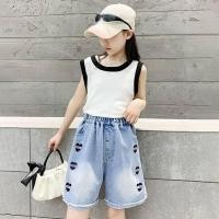 ราคา LOBER กางเกงยีนส์สาว ยีนส์ขาสั้น กางเกงยีนส์ขาสั้นเด็ก ยีนส์ขาด กางเกงยีนส์ถุง กางเกงขาสั้นเด็กผู้หญิง กางเกงยีนส์เด็ก (22443020713)