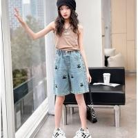 ราคา LOBER กางเกงยีนส์สาว ยีนส์ขาสั้น กางเกงยีนส์ขาสั้นเด็ก ยีนส์ขาด กางเกงยีนส์ถุง กางเกงขาสั้นเด็กผู้หญิง กางเกงยีนส์เด็ก (22443009869)