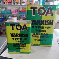 ราคา TOA Black Vanish T 8500 ทีโอเอ วานิชดำ T 8500 ขนาด แกลลอน 3 785 ลิตร ถูกมาก (11148466758)