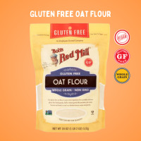 ราคา Bob s Red Mill Gluten Free Oat flour แป้งข้าวโอ๊ตบด ปราศจากกลูเตน 510g (22826090153)