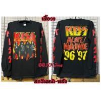 ราคา เสื้อวง วินเทจ รอบอก 36 52 นิ้ว ถ่ายจากสินค้าจริง เสื้อวงคิส Kiss เสื้อวงวินเทจ เสื้อสีดำเท่ๆ (22000682371)