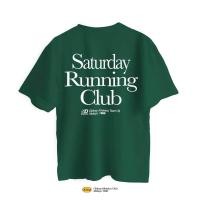 ราคา OLDBAY เสื้อยืด Oversize ลาย Saturday Running Ciub (24550793024)