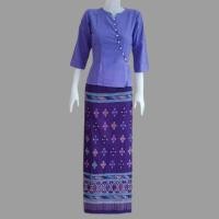 ราคา T KCottonชุดคอหยดน้ำ กระดุมป้าย ชุดพื้นเมือง ชุดชาวเหนือ ชุดไทยประยุกต์ (15674967434)