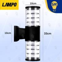 ราคา Lampo โคมไฟติดผนัง ทรงกระบอก ส่องขึ่น ลง ดำ ไม่รวมหลอดไฟ (22242299765)