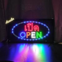ราคา ป้ายไฟสำเร็จรูป รุ่น เปิด OPEN ป้ายไฟLED ตกแต่งร้านค้า ขนาด48X25X2ซม มีบริการรับทำป้ายไฟ LED (24423627787)