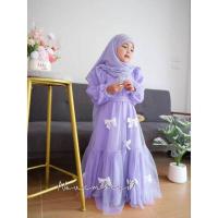 ราคา ชุดเดรสเด็กผู้หญิงอิสลาม ชุดเดรสเด็กผู้หญิงมุสลิม ผ้ามุ้ง ชุดเด็ก (24736469712)